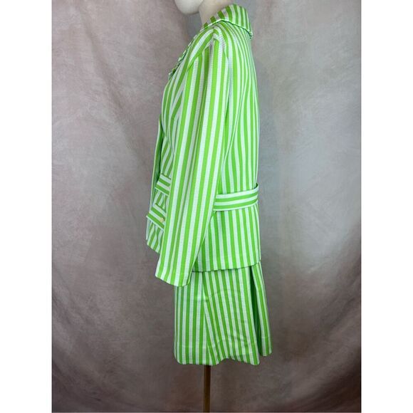 Vintage 1970s Mod MCM Plus Size Skirt Suit Large Psychedelic Nardis of Dallas - Picture 8 of 10